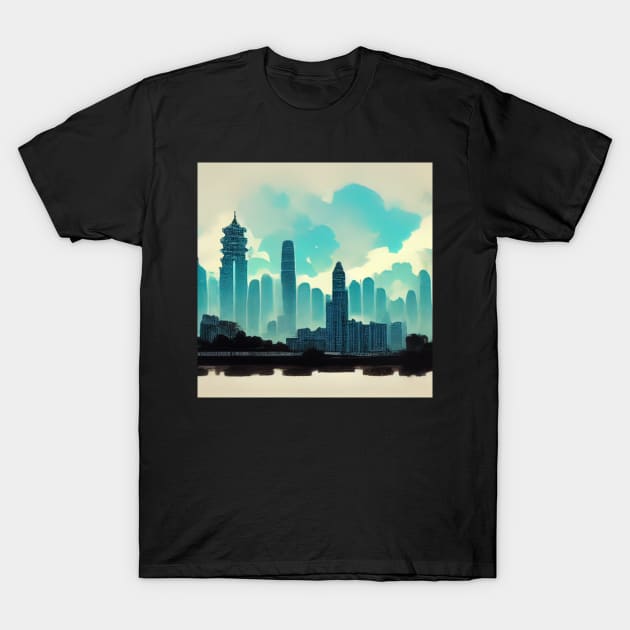 Guangzhou | Comics style T-Shirt by ComicsFactory